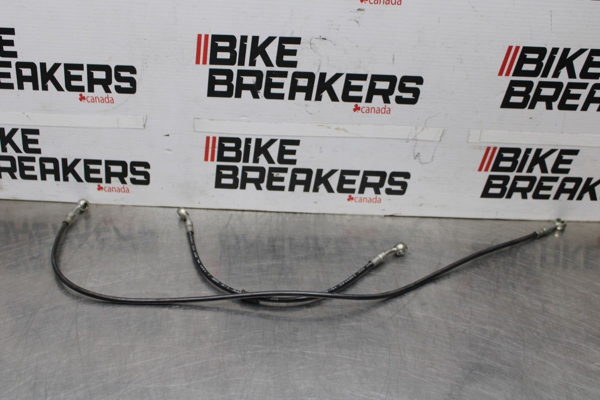 16 DUCATI 959 PANIGALE FRONT BRAKE CALIPER HOSES LINES BB912