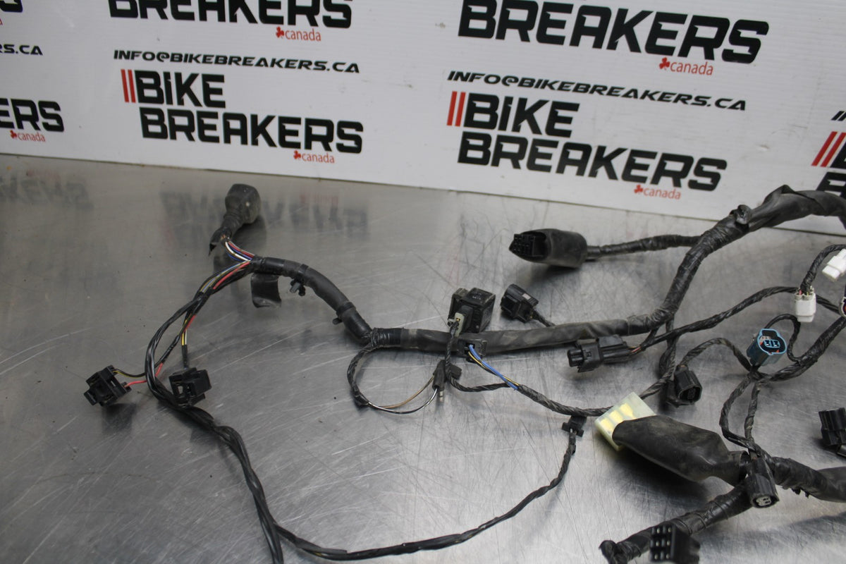 08 KAWASAKI NINJA 650 EX650 MAIN ENGINE WIRING HARNESS MOTOR WIRE LOOM BB797