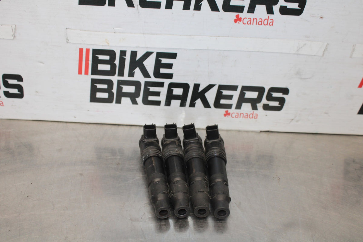 04-05 KAWASAKI NINJA ZX10R IGNITION COILS COIL SPARK PLUG CAPS BB931