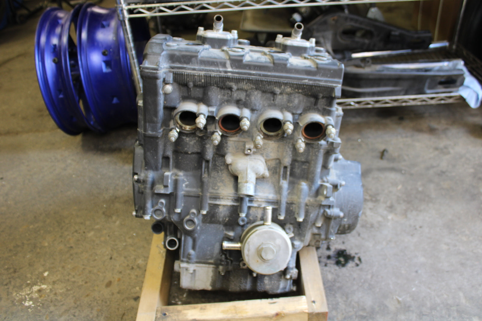 09-15 YAMAHA FZ6R ENGINE MOTOR LOW KM!! BB161