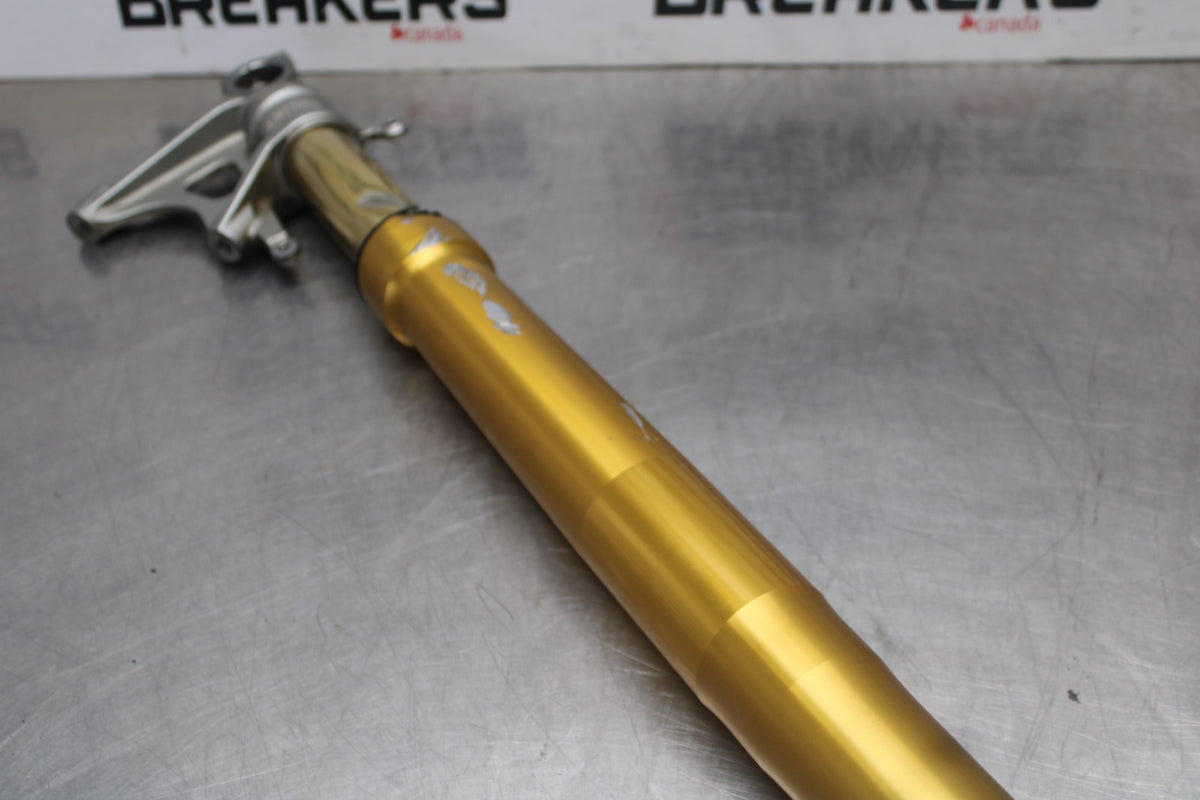 24 APRILIA TUONO V4 1100 FACTORY ABS LEFT FRONT FORK SHOCK SUSPENSION BB887