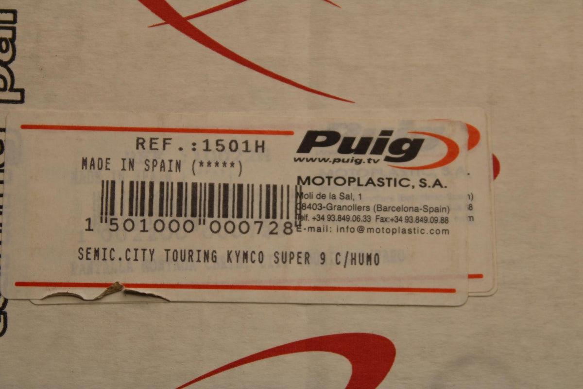 2009 KYMCO Super 9 50 PUIG NOS WINDSHIELD WIND SCREEN SHIELD