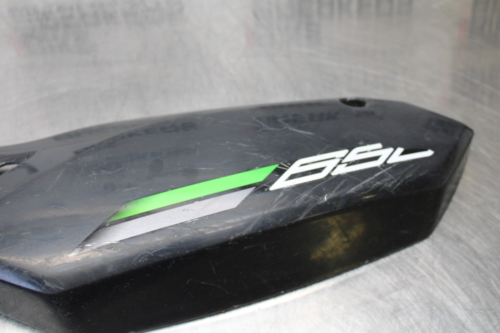 08-18 KAWASAKI KLR650 RIGHT & LEFT REAR BACK TAIL FAIRING COWL SHROUD BB183