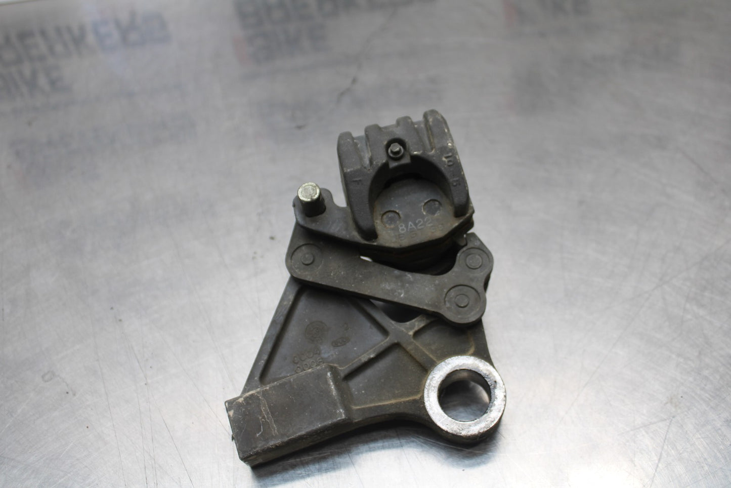 07-08 KAWASAKI NINJA ZX6R REAR BACK BRAKE CALIPER W MOUNT BRACKET BB203