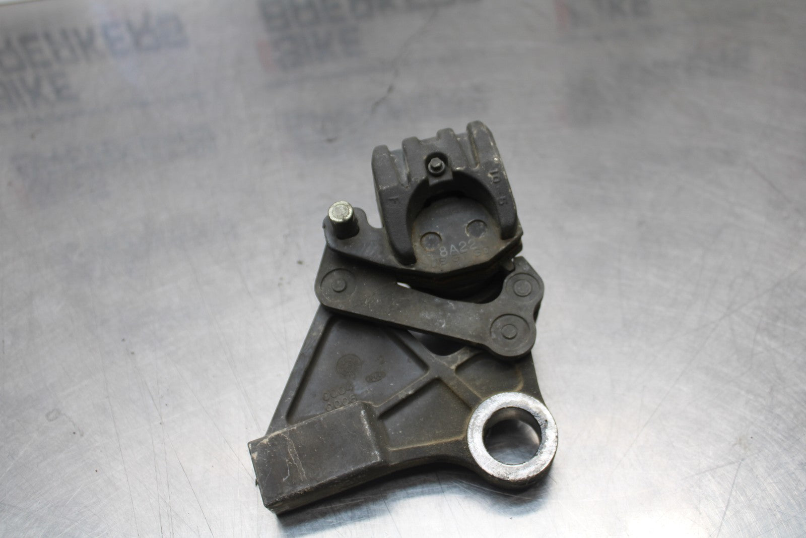 07-08 KAWASAKI NINJA ZX6R REAR BACK BRAKE CALIPER W MOUNT BRACKET BB203