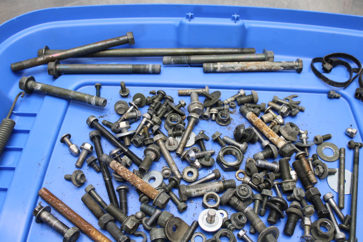 04 YAMAHA ROAD STAR XV1700A MOUNTING BOLTS HARDWARE MOTOR SCREWS BB155