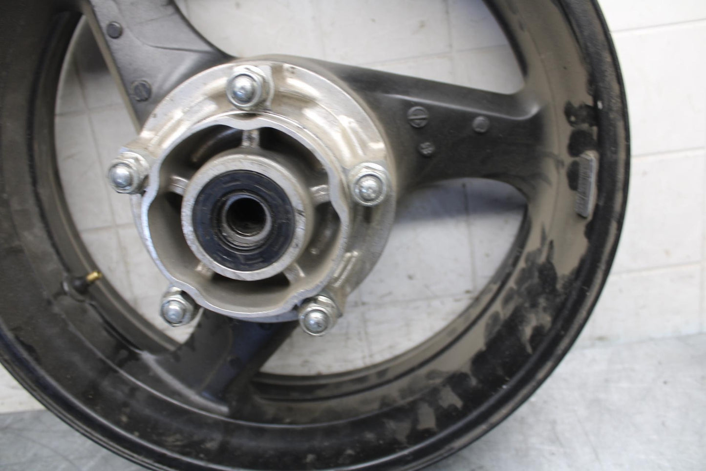 1999 Honda Super Hawk 1000 VTR1000F REAR WHEEL RIM ROTOR BACK BRAKE DISC BB51