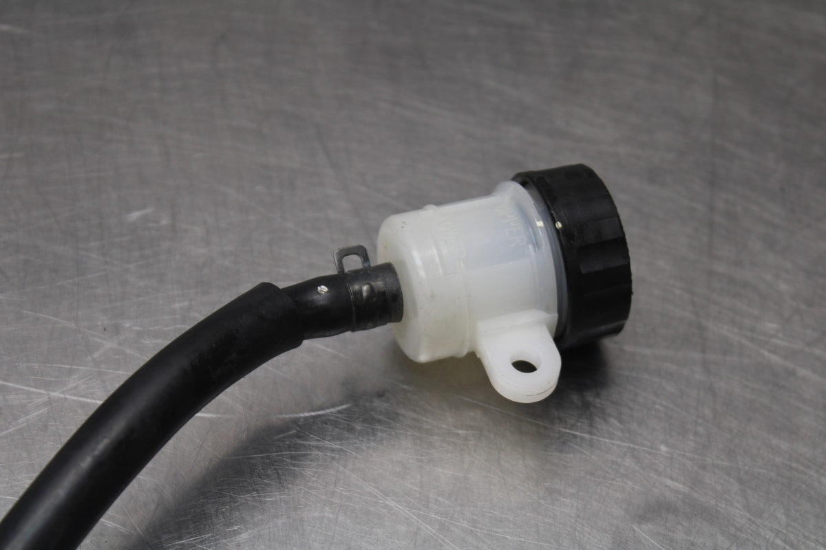 18-26 KAWASAKI Z400 REAR BACK BRAKE MASTER CYLINDER W RESERVOIR BB852