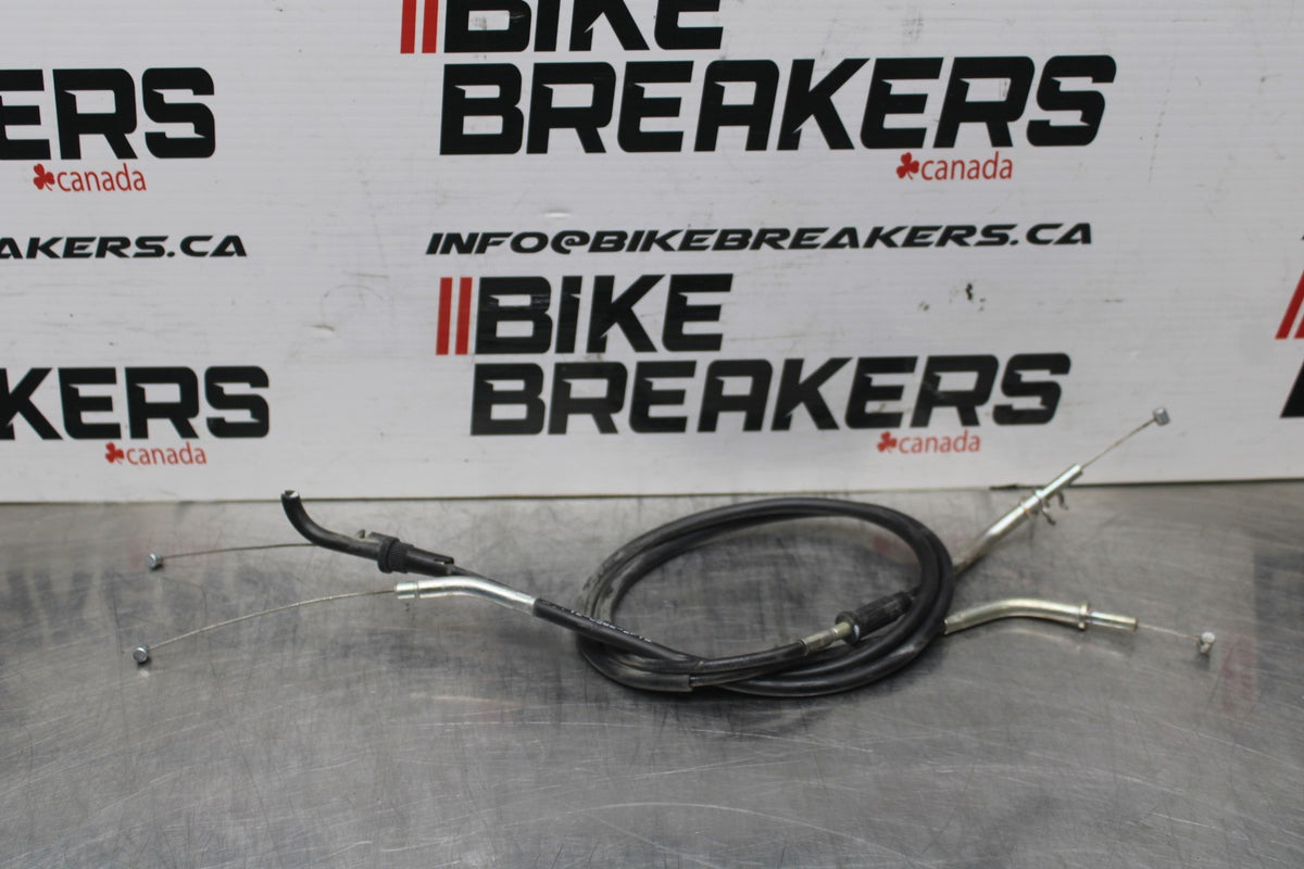 13 KAWASAKI NINJA 650 EX650F ABS THROTTLE CABLES LINES BB828