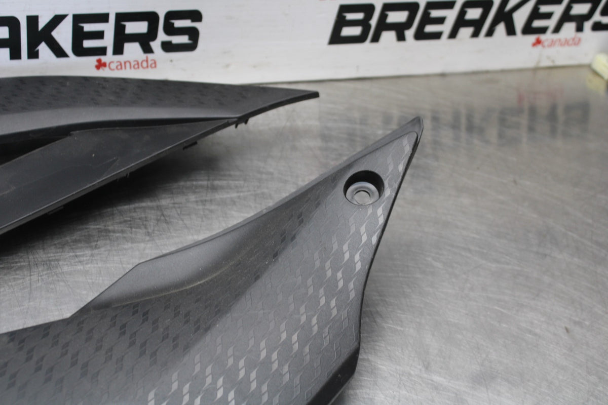 23 YAMAHA YZF R3 RIGHT LEFT FRONT SEAT PANELS TRIMS COWLS FAIRINGS COVER BB003
