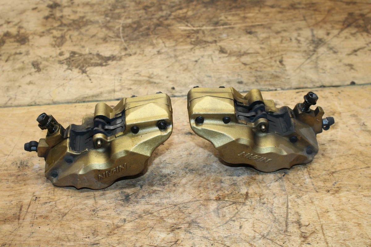 98-05 HONDA SUPER HAWK 1000 VTR1000F RIGHT LEFT FRONT BRAKE CALIPER SET BB341