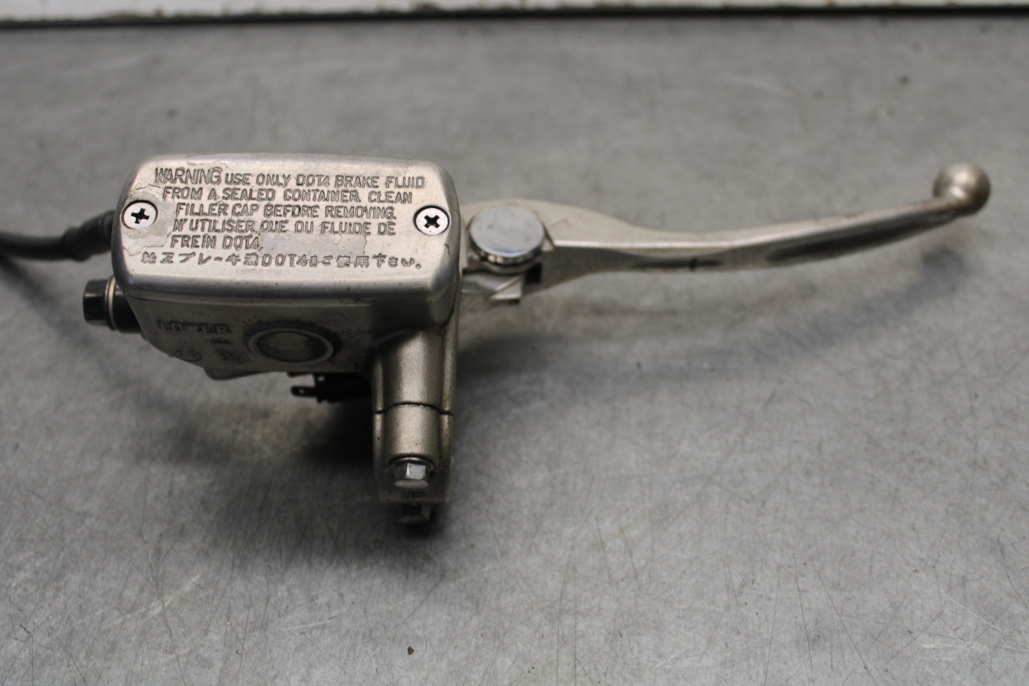 04-12 HONDA ST1300A FRONT BRAKE MASTER CYLINDER BB669