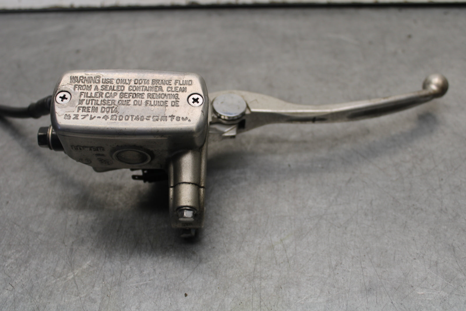 04-12 HONDA ST1300A FRONT BRAKE MASTER CYLINDER BB669