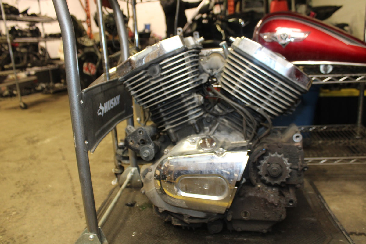 02 KAWASAKI VULCAN 800 VN800B CLASSIC ENGINE MOTOR BB862