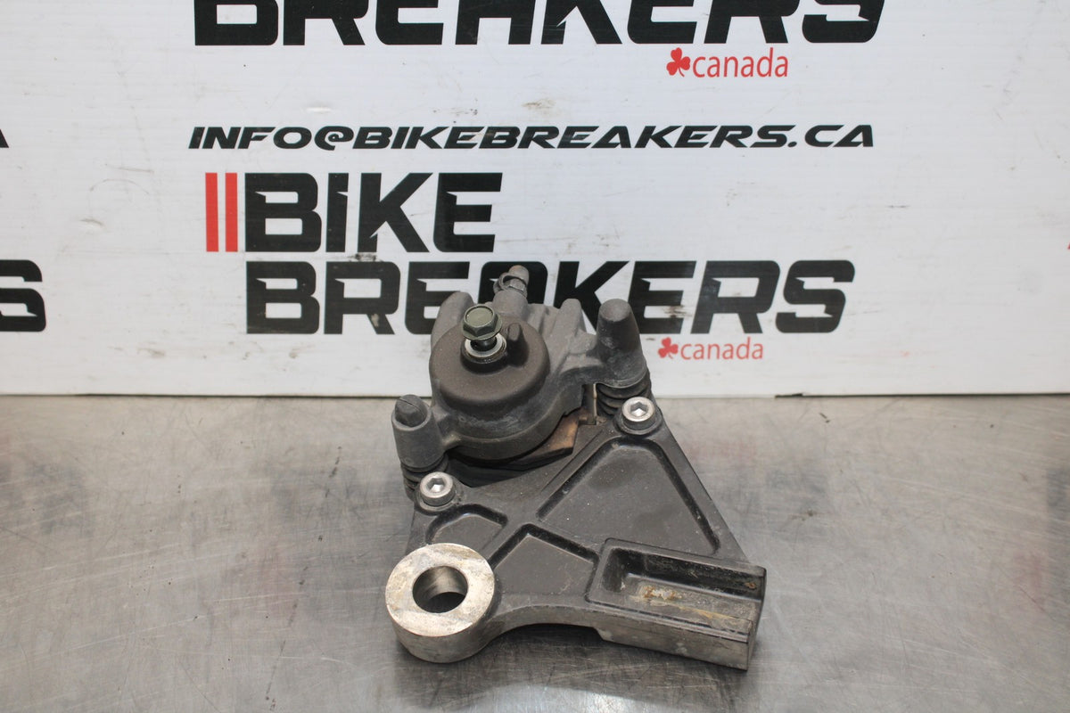 06 KAWASAKI NINJA 650 EX650 REAR BACK BRAKE CALIPER W MOUNT BRACKET BB823