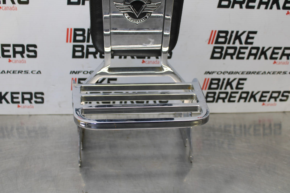 02 KAWASAKI VULCAN 800 VN800B CLASSIC BACK REST SISSY BAR BB862