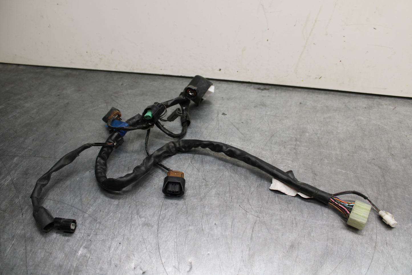 08-10 SUZUKI GSXR 600 HEADLIGHT SPEEDO GAUGES WIRING HARNESS WIRE LOOM BB753