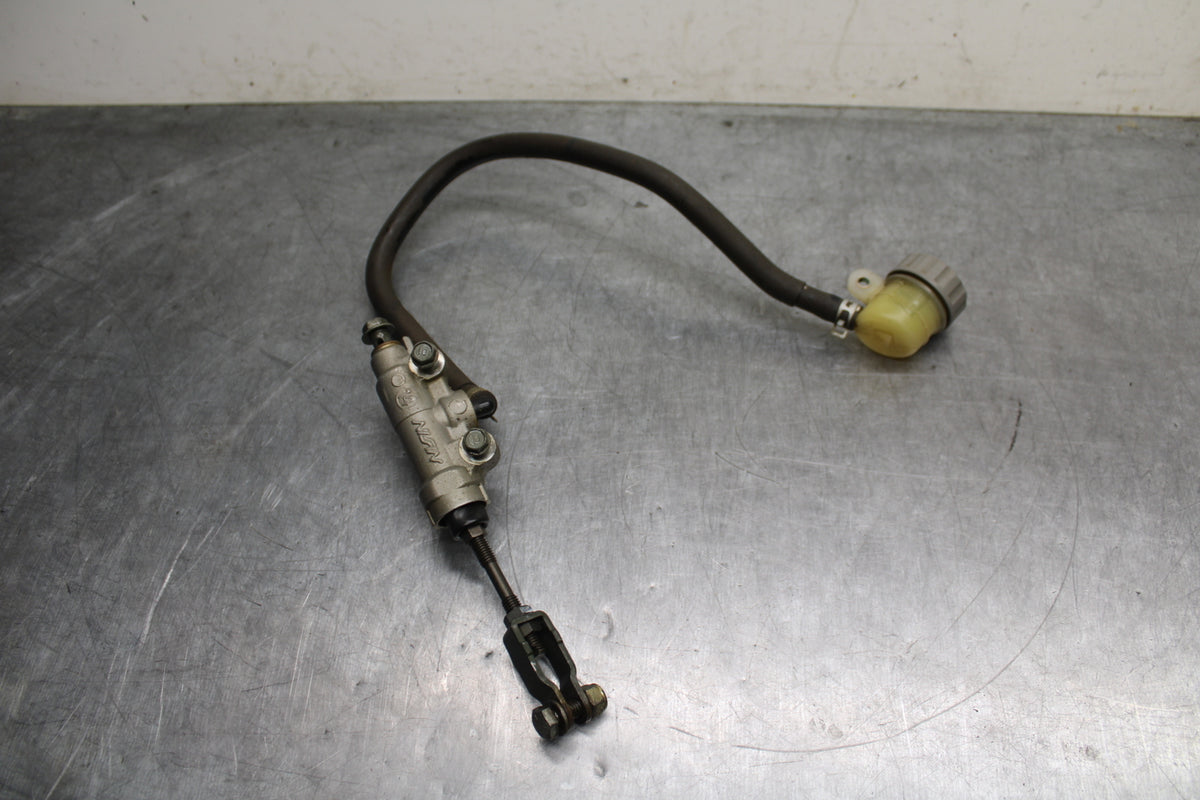 03-06 SUZUKI QUADSPORT Z400 REAR BACK BRAKE MASTER CYLINDER W RESERVOIR BB126