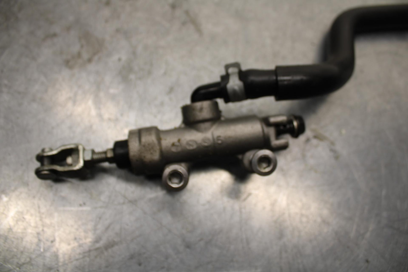 08-09 KAWASAKI NINJA ZX14R REAR BACK BRAKE MASTER CYLINDER W RESERVOIR BB73