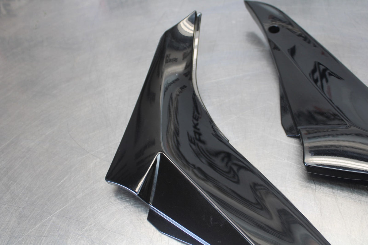 08 KAWASAKI NINJA ZX10R RIGHT LEFT FRONT SIDE SEAT PANELS COWLS FAIRINGS  BB902