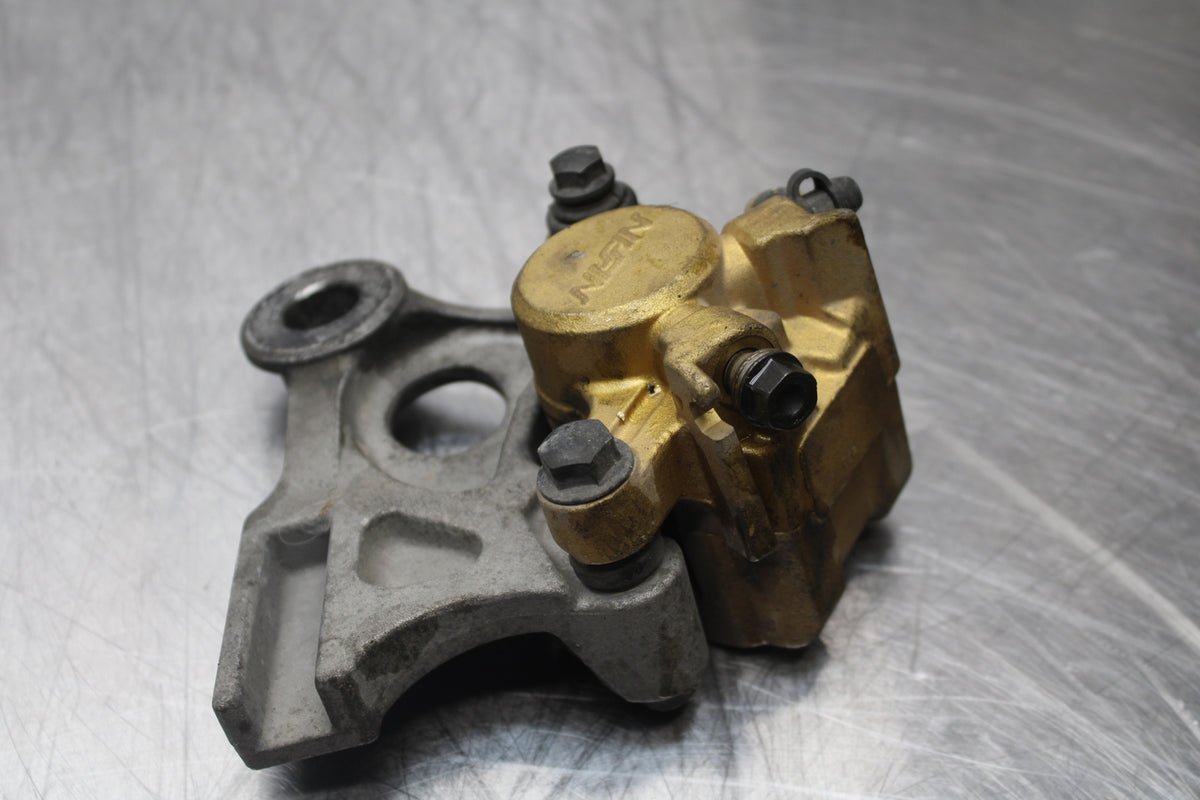 98-05 HONDA SUPER HAWK 1000 VTR1000F REAR BRAKE CALIPER W MOUNT BRACKET BB152 