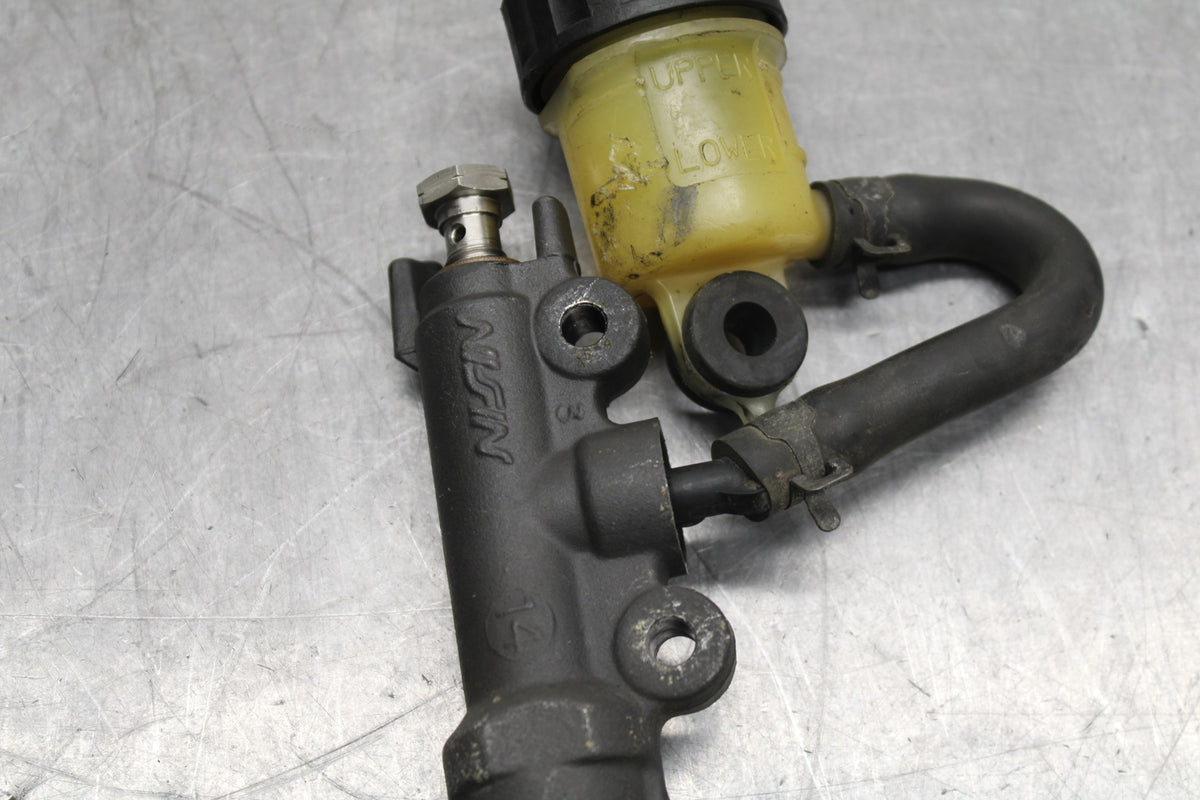 12-16 HONDA CBR1000RR REAR BACK BRAKE MASTER CYLINDER W RESERVOIR BB114