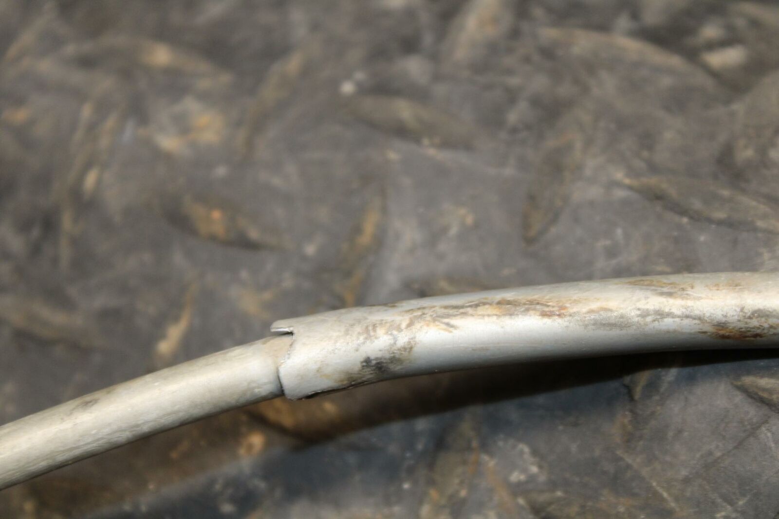 71 HONDA CT70 TRAIL SPEEDOMETER CHOKE CABLE SPEEDO LINE BB216 A