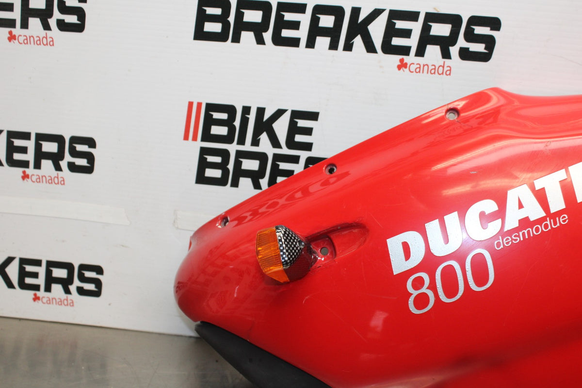 05 DUCATI SUPERSPORT 800 LEFT FRONT UPPER MID SIDE FAIRING COWL PLASTIC BB913