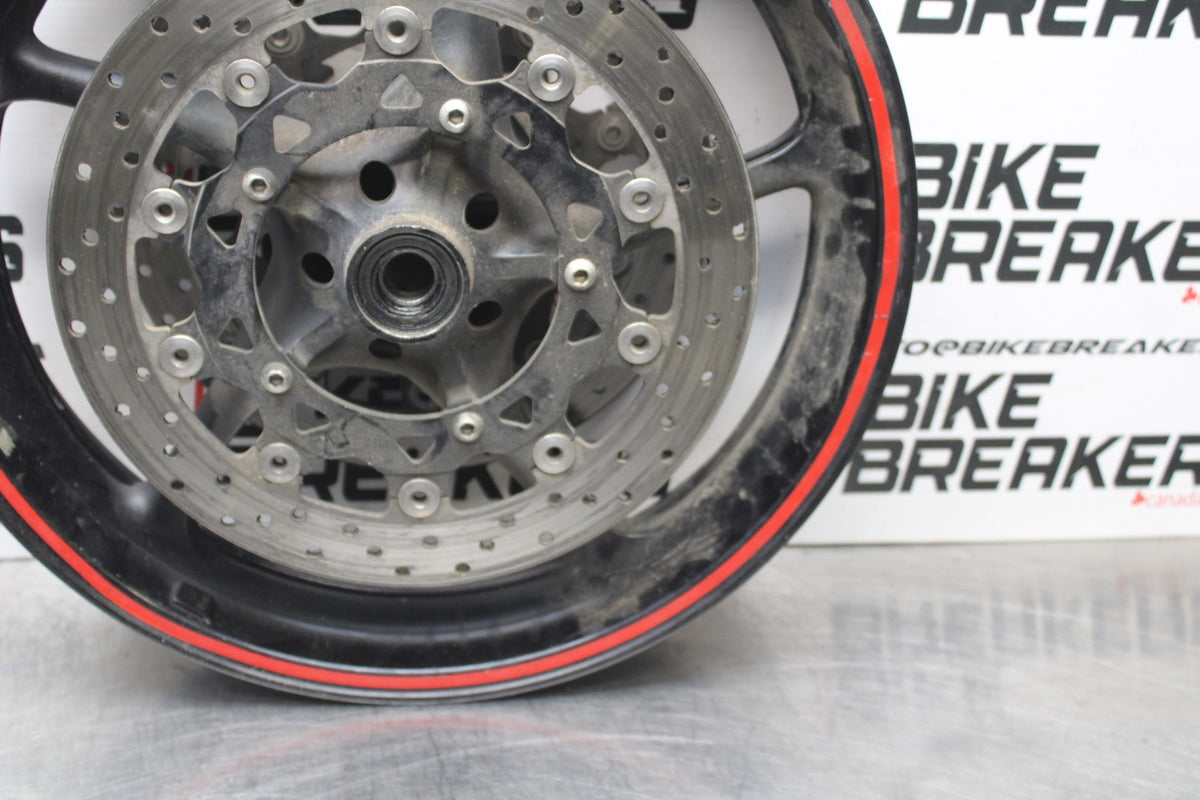 05 YAMAHA YZF R6 FRONT WHEEL FRONT RIM & ROTORS BB814