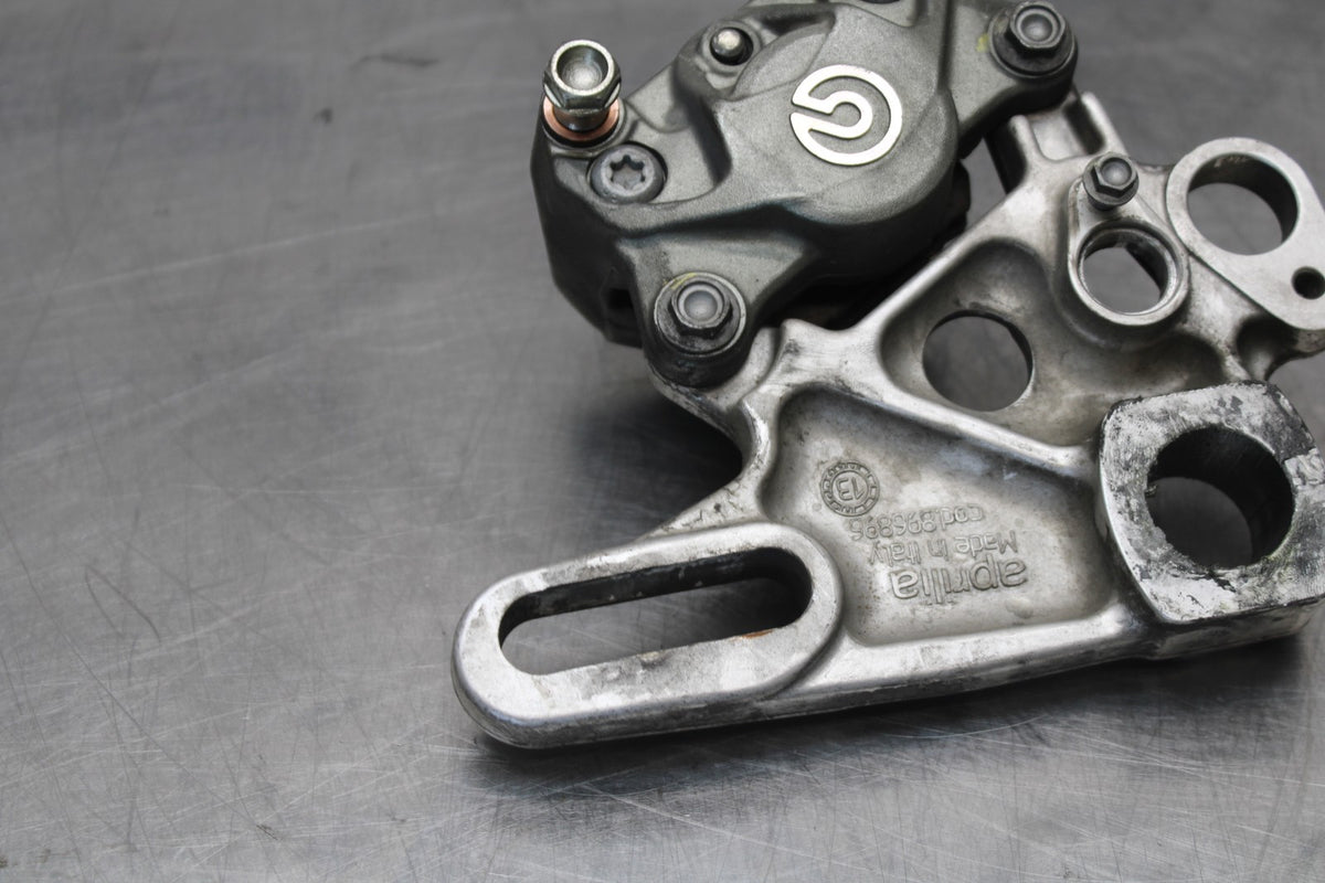 15 APRILIA RSV4 FACTORY APRC ABS REAR BACK BRAKE CALIPER W MOUNT BRACKET BB901