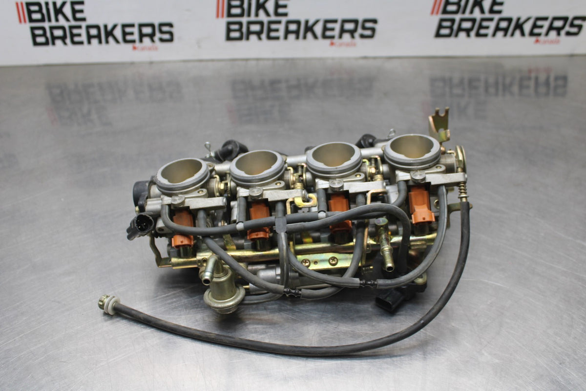 05 YAMAHA YZF R6 MAIN FUEL INJECTORS / THROTTLE BODIES BB858