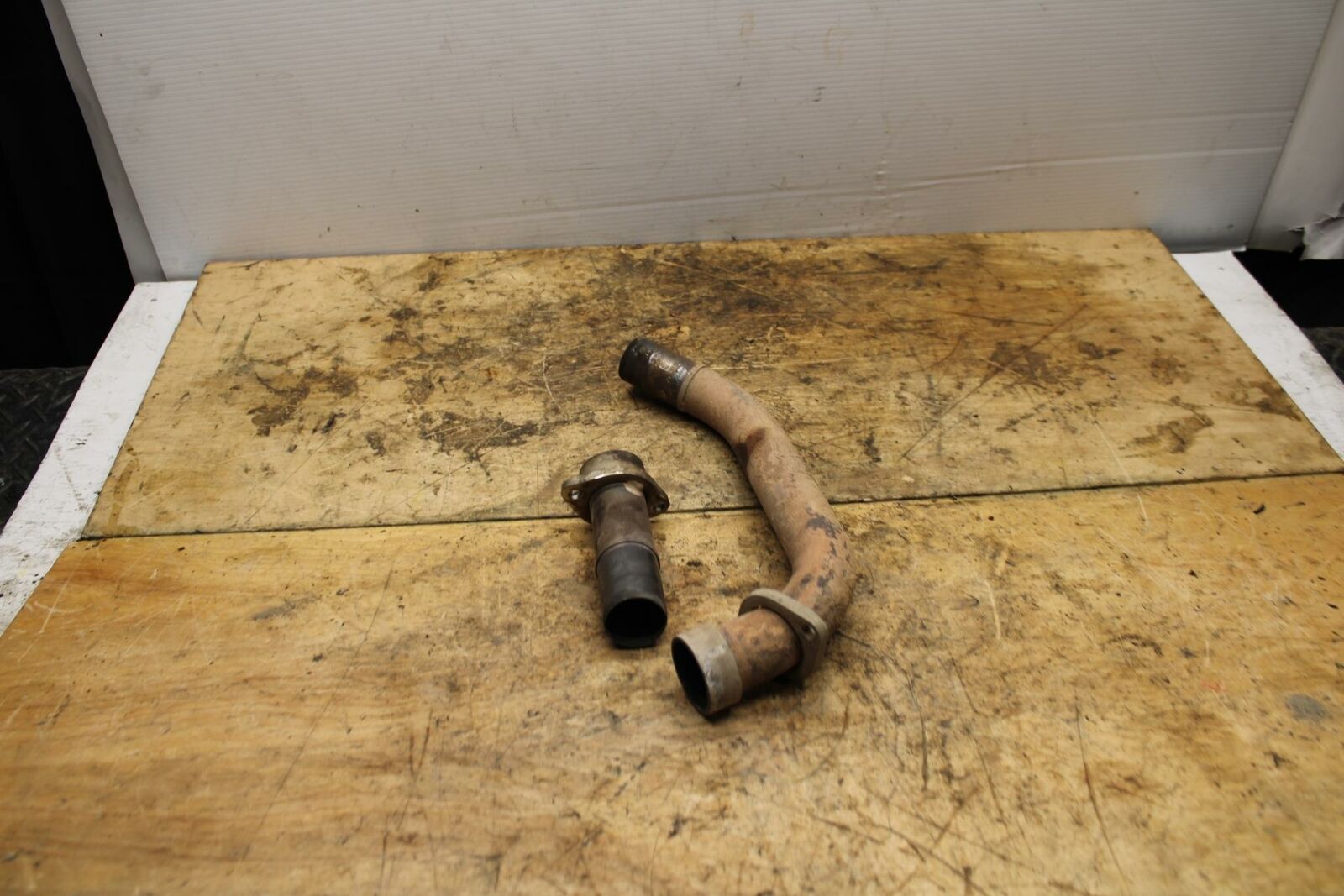 07-11 SUZUKI VSTROM 650 EXHAUST HEADER PIPES MANIFOLD BB340