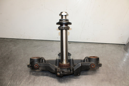 03-08 KAWASAKI VULCAN 1600 FRONT FORKS CLAMP LOWER TRIPLE TREE STEM BB754