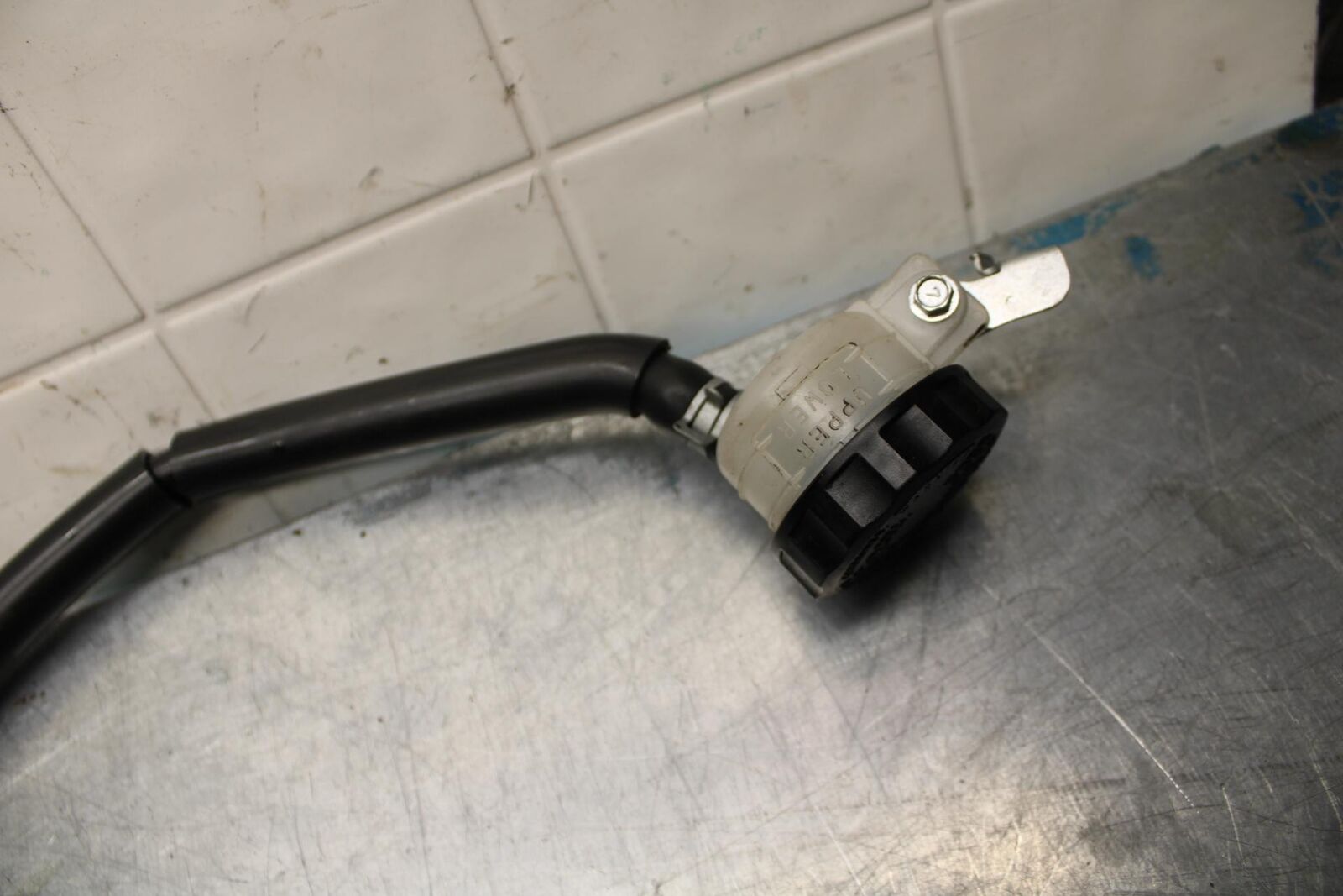 08-09 KAWASAKI NINJA ZX14R REAR BACK BRAKE MASTER CYLINDER W RESERVOIR BB73