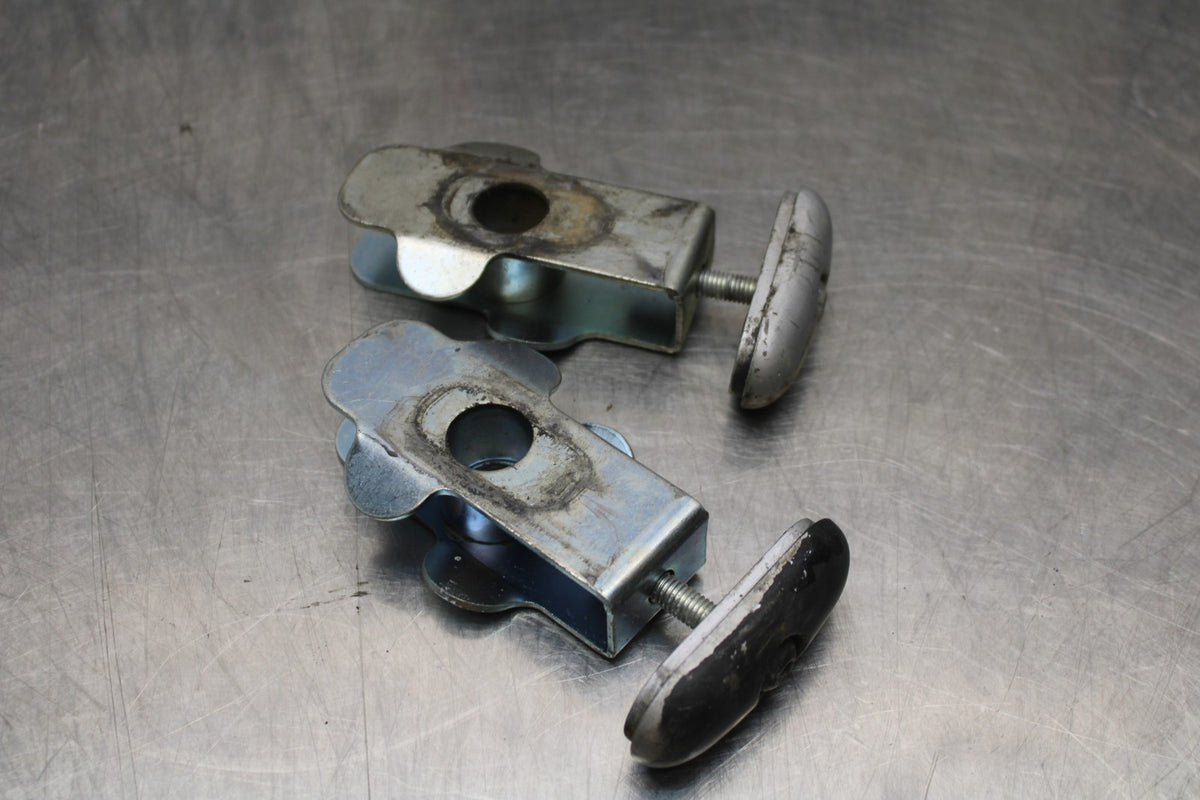 10 SUZUKI SV650 SWINGARM CHAIN TENSIONER ADJUSTMENT BRACKETS  BB181