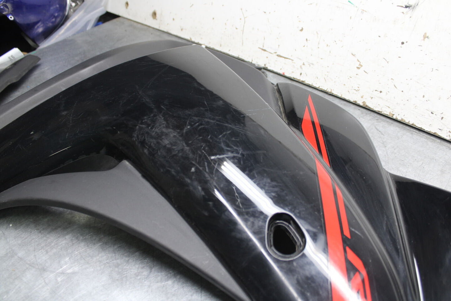 15-17 YAMAHA YZF R3 RIGHT LOWER MID UPPER SIDE FAIRING COWL  BB526