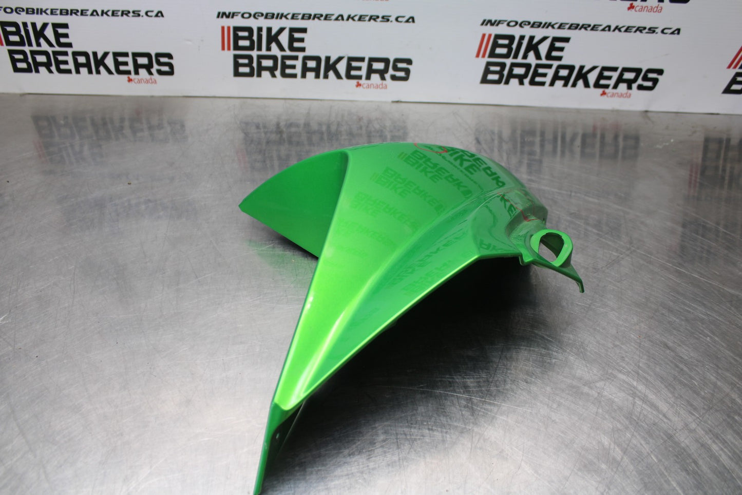 08-18 KAWASAKI KLR650 RIGHT FRONT UPPER NOSE FAIRING COWL SHROUD BB183