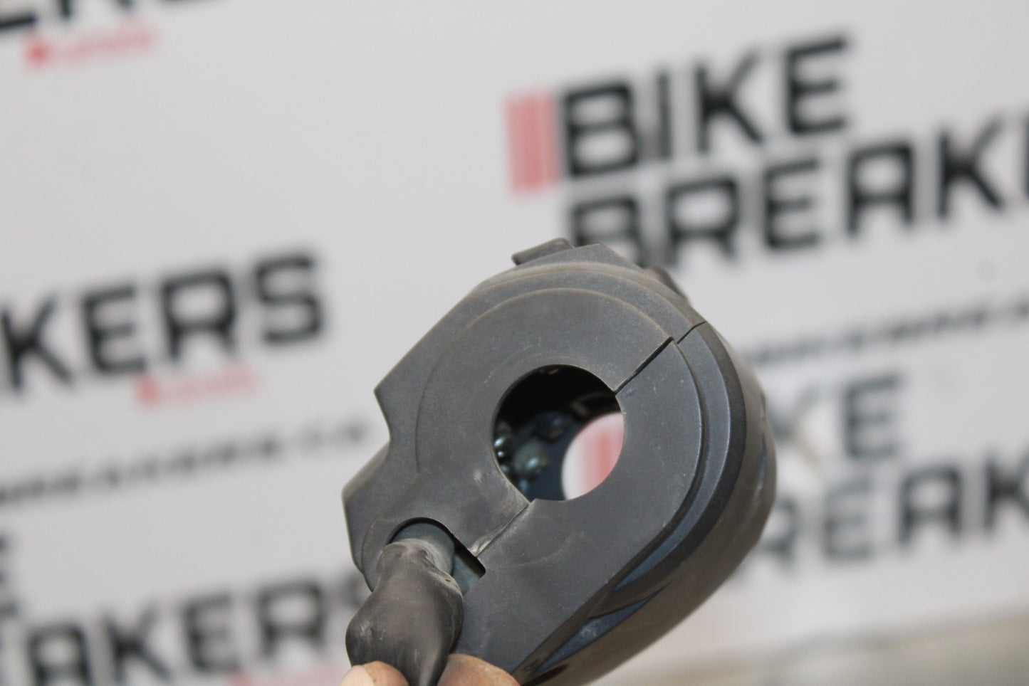 07-08 KAWASAKI NINJA ZX6R LEFT CLIP ON HANDLE HORN SIGNALS SWITCH SWITCHES BB203