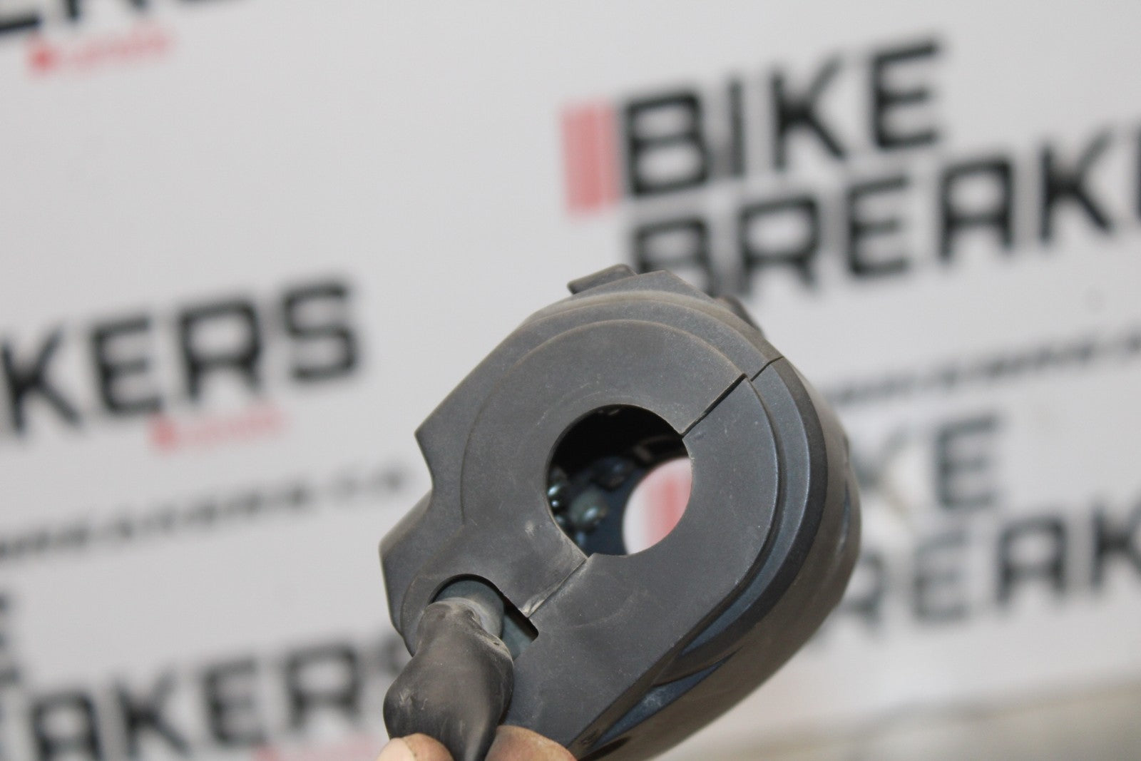 07-08 KAWASAKI NINJA ZX6R LEFT CLIP ON HANDLE HORN SIGNALS SWITCH SWITCHES BB203