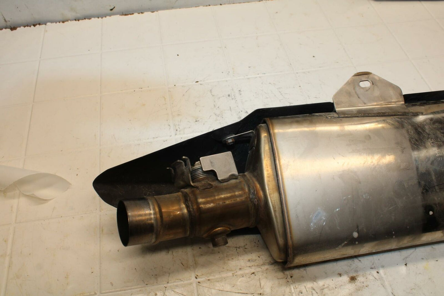 19-20 KAWASAKI NINJA ZX6R EXHAUST PIPE MUFFLER SLIP ON CAN SILENCER BB407