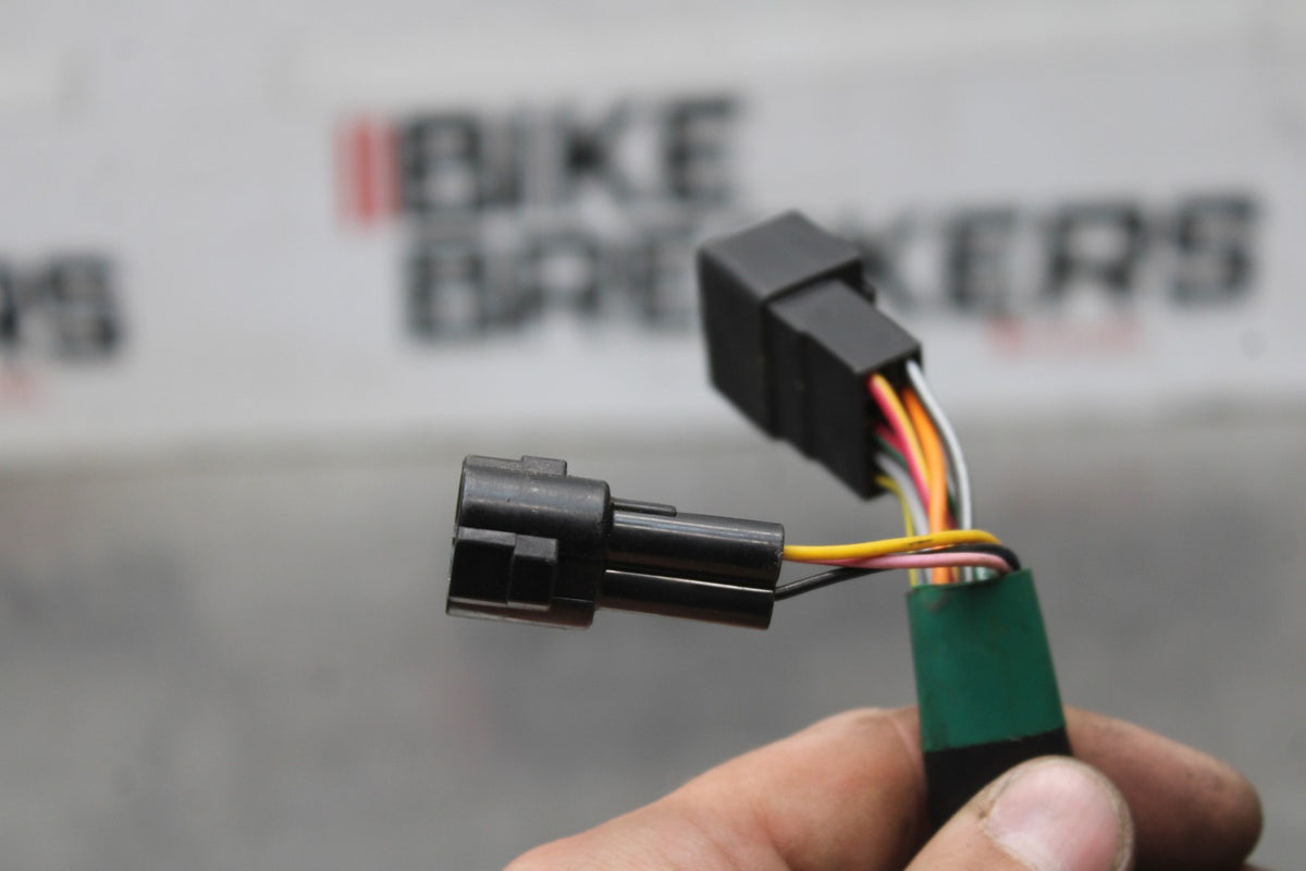 13-18 KAWASAKI NINJA ZX6R LEFT CLIP ON HANDLE HORN SIGNALS SWITCHES BB915