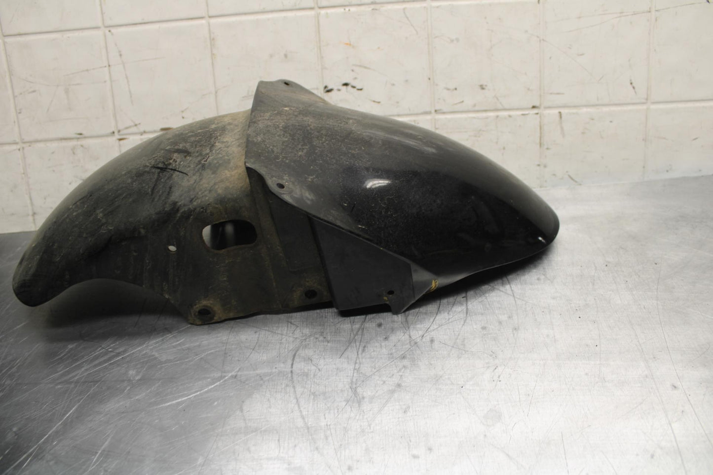 00-02 KAWASAKI NINJA ZX6R ZX600J FRONT WHEEL FENDER FAIRING 35004-1421-E1 BB489