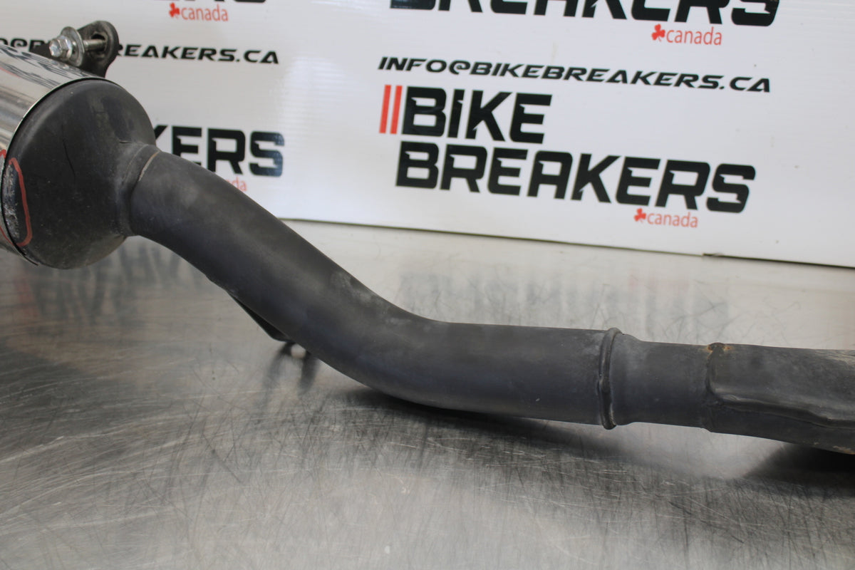 04-09 SUZUKI GS500F FULL EXHAUST SYSTEM HEADERS PIPE MUFFLER BB165