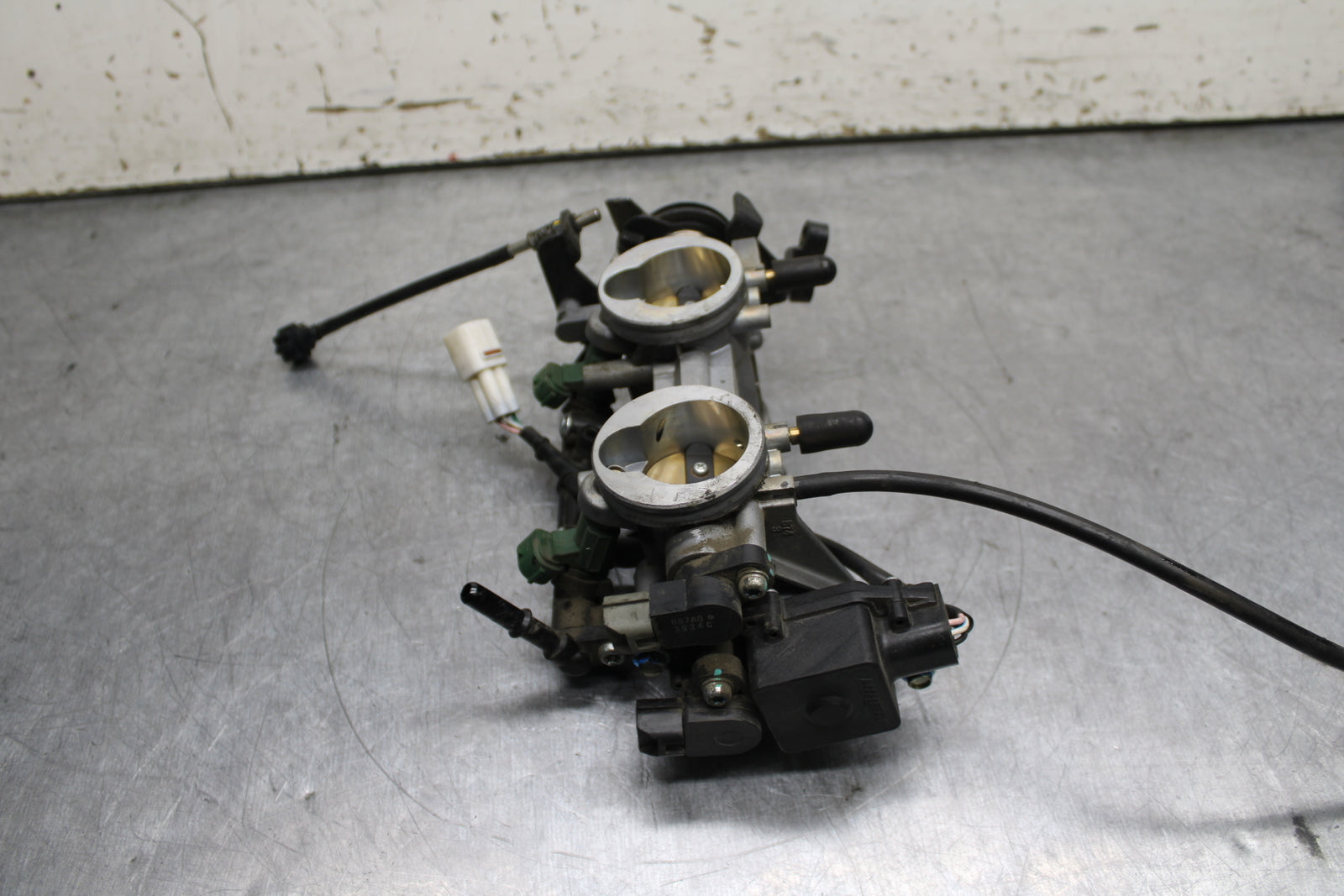 14-15 KAWASAKI NINJA 650 EX650F ABS MAIN FUEL INJECTORS / THROTTLE BODIES BB741