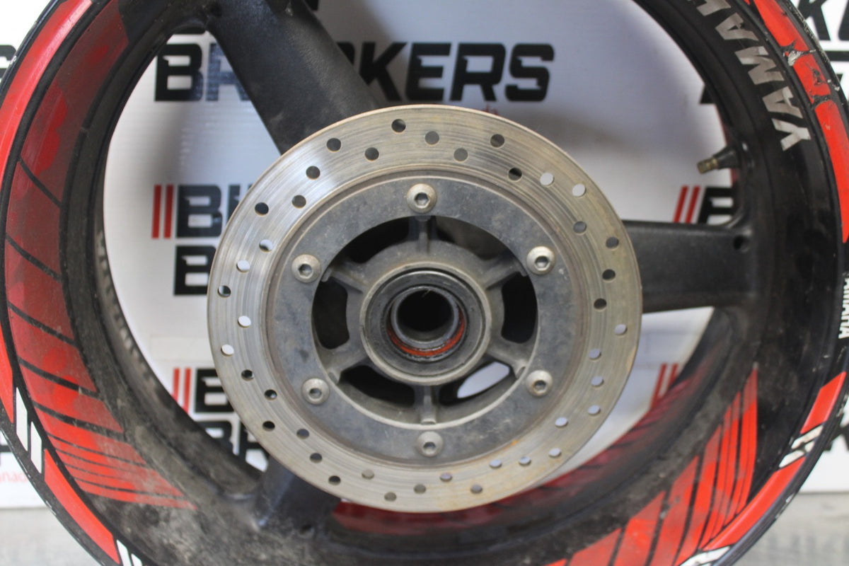 03 YAMAHA YZF R1 REAR WHEEL BACK RIM & ROTOR BB895