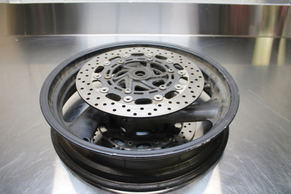 96-07 YAMAHA YZF600R FRONT WHEEL FRONT RIM & ROTORS BB746