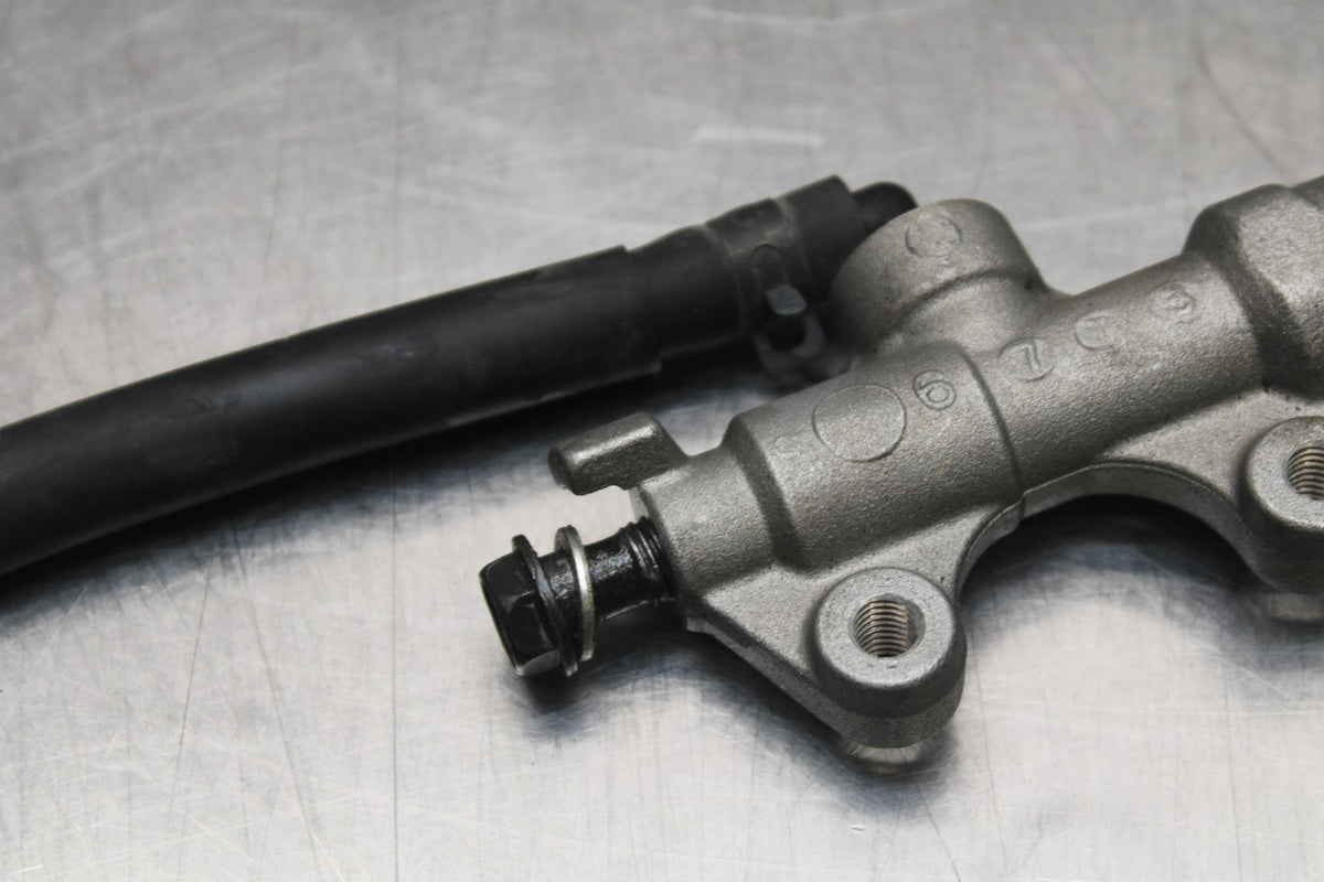 08 KAWASAKI NINJA 650 EX650 REAR BACK BRAKE MASTER CYLINDER W RESERVOIR BB797