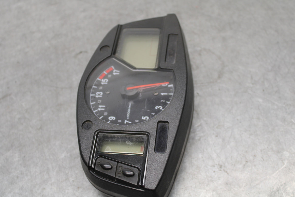 07-12 HONDA CBR600RR SPEEDO TACH GAUGES CLUSTER SPEEDOMETER TACHOMETER BB672