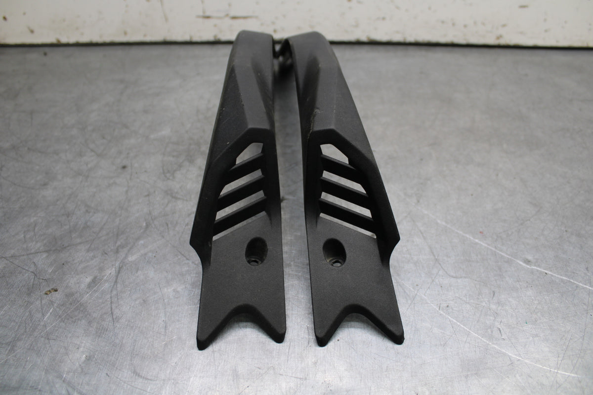 12-17 KAWASAKI ER-6N Z650 RIGHT LEFT GAS FUEL TANK PANELS COVERS TRIM SET  BB709