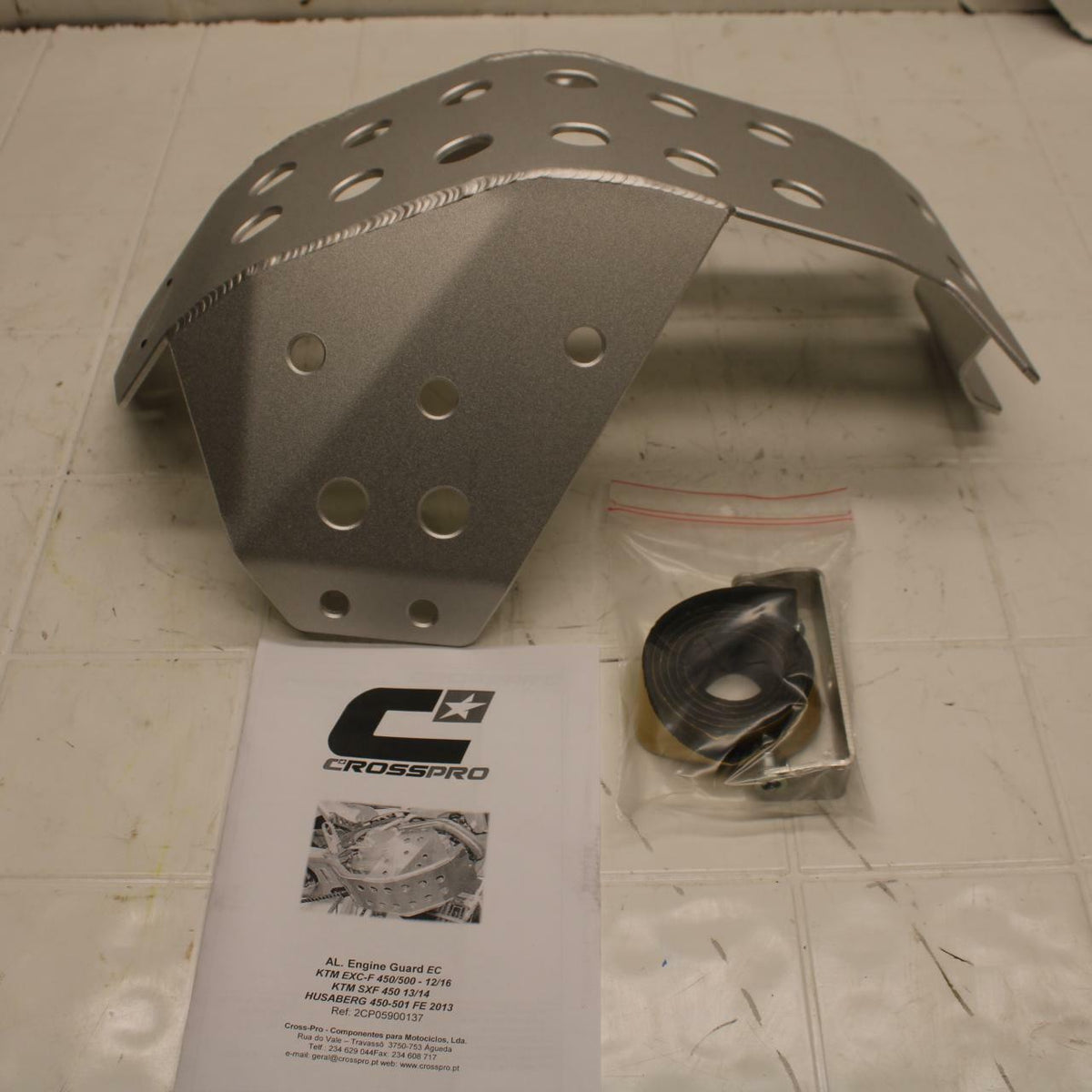 13-14 KTM 450 SXF CROSSPRO LOWER BOTTOM SKID PLATE GUARD SHIELD